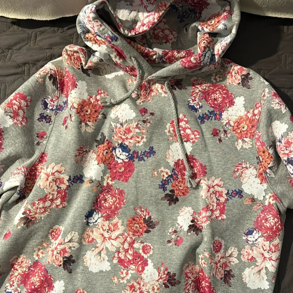 Men’s floral, Pacsun hoodie - Picture 1 of 3
